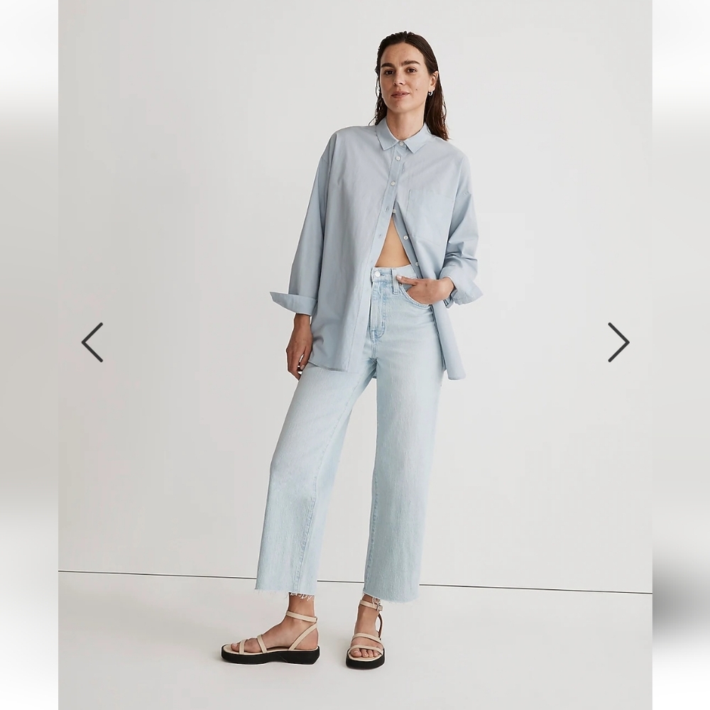 Nwt Madewell Perfect Vintage Wide Leg Crop sz.25